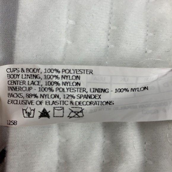 Va Bien white plunge bustier size 36D - Picture 7 of 7